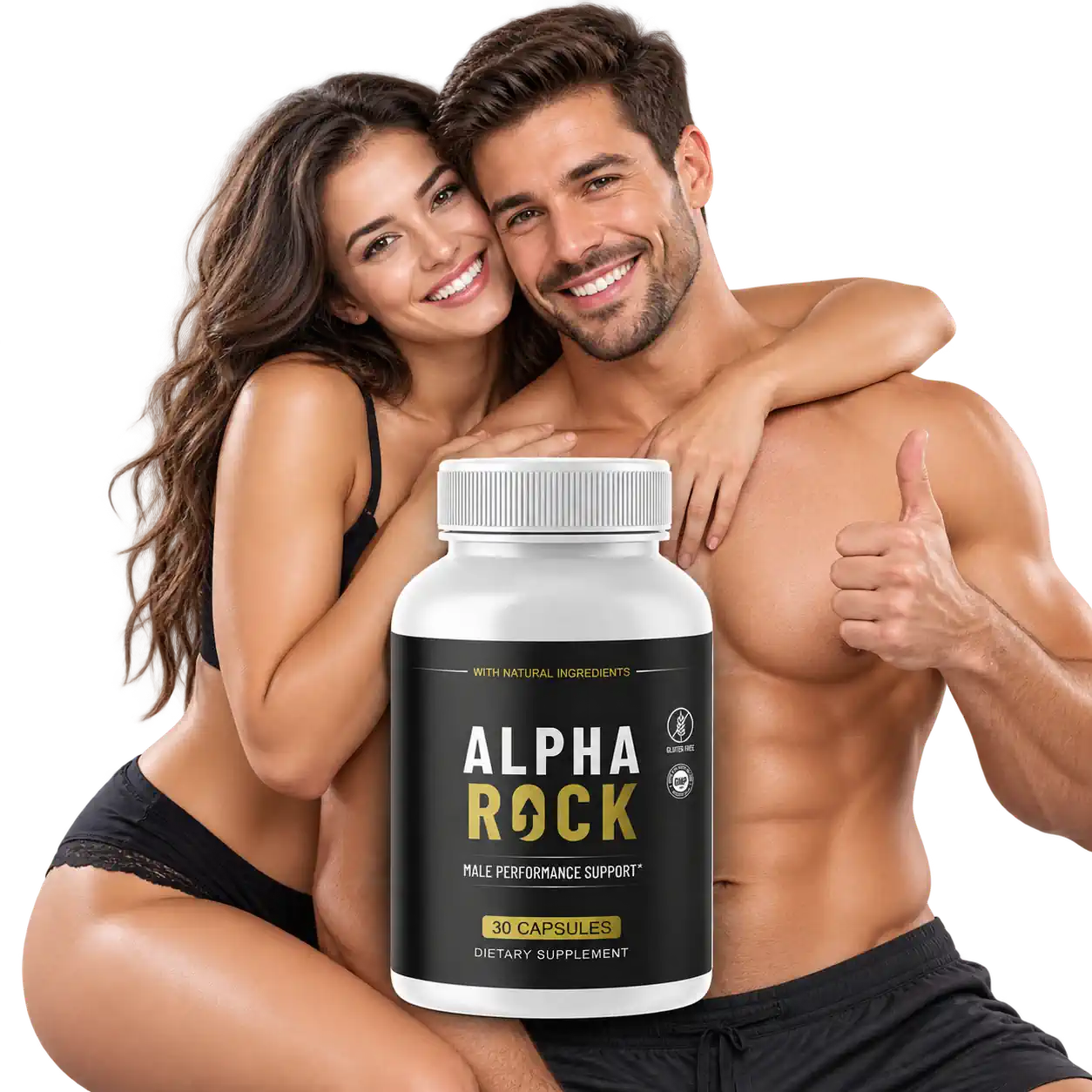 An adult couple together, illustrating the confidence AlphaRock is positioned around